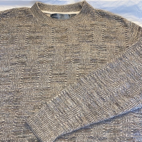 Vintage Oskar De La Renta Men's Sweater SZM made in USA Dadcore/Grampacore Cosby - Picture 9 of 9